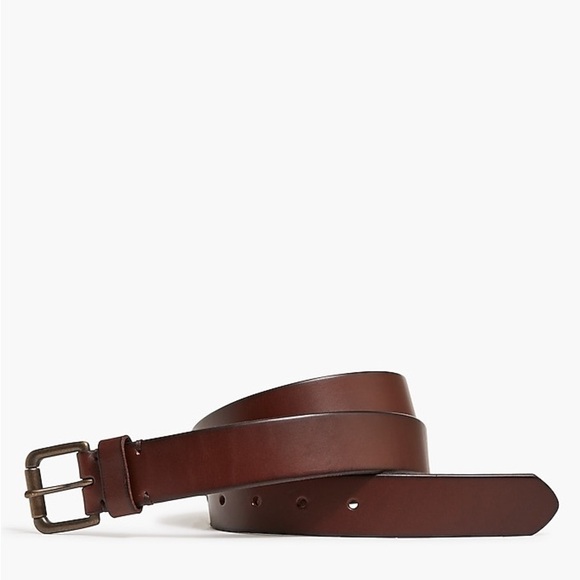 J Crew Leather roller belt BW730 - Picture 1 of 3